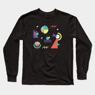 Memphis Pattern 42 / 80s Retro Long Sleeve T-Shirt